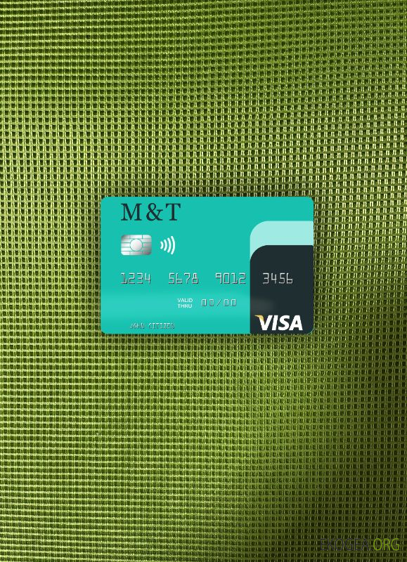 USA M&T Bank carte visa photolook recto